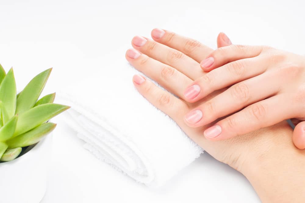 Beautiful woman hands. Spa and manicure