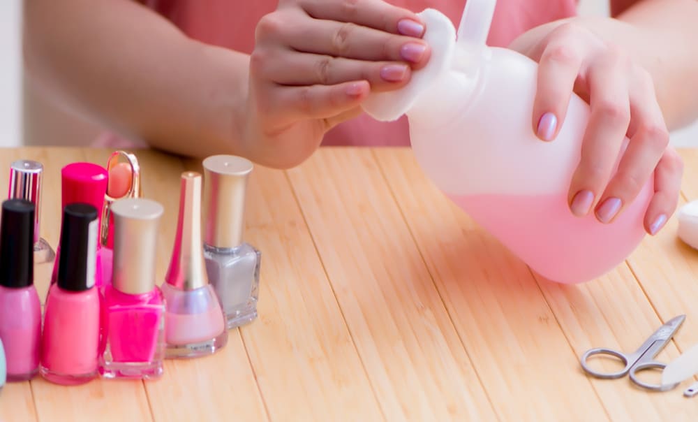 Beauty products nail care tools pedicure closeup