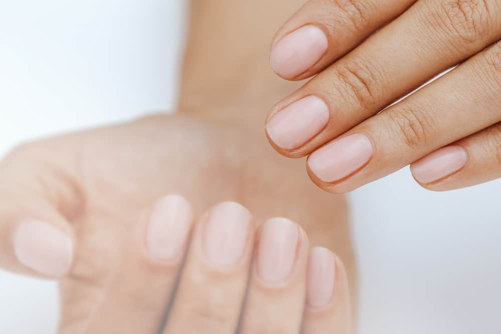 Natural nails, gel polish. Perfect clean manicure